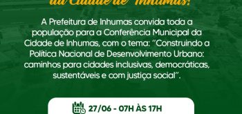 1ª Conferência Municipal das Cidades!