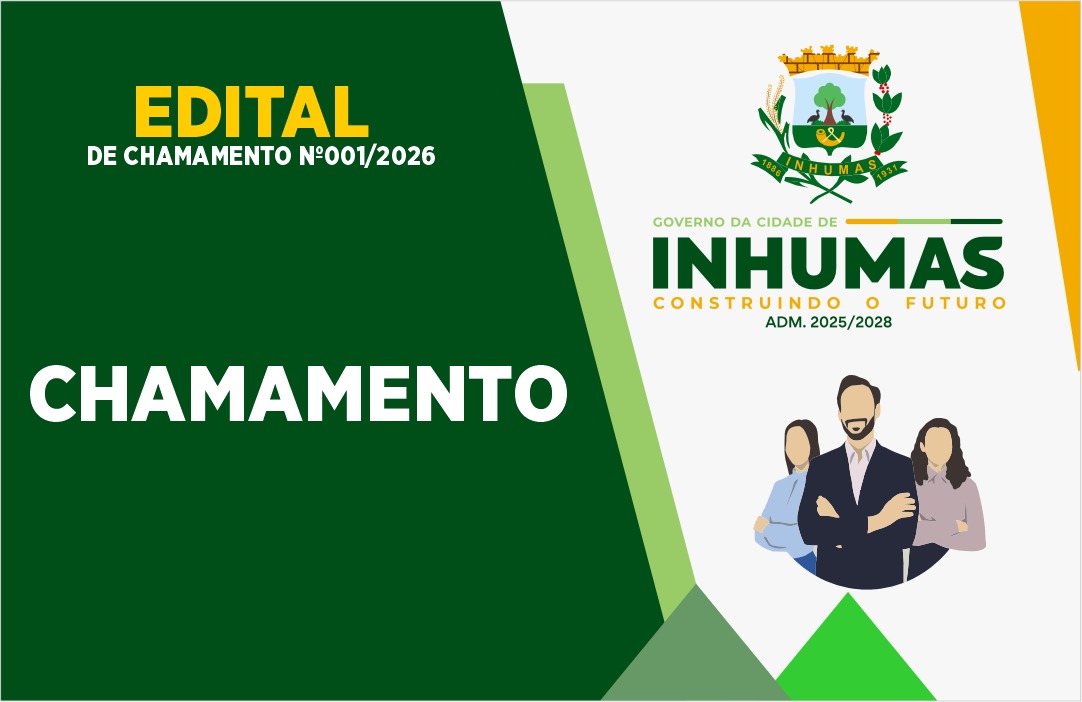EDITAL DE CHAMAMENTO 001.2026