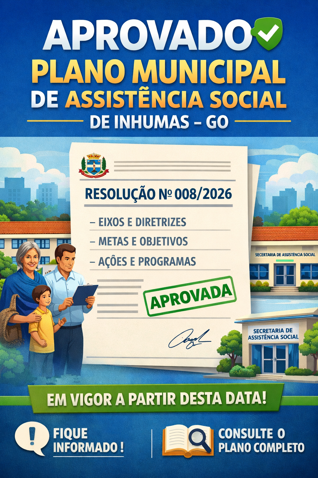 Resolução 008/2026 plano municipal de assistência social